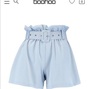 Powder blue shorts